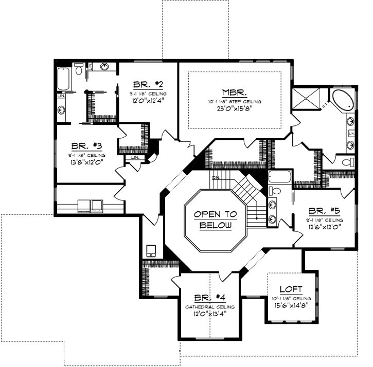 Upper/Second Floor Plan: 7-1228
