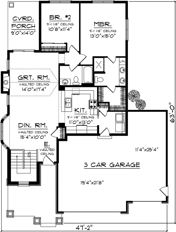 Main Floor Plan: 7-1233