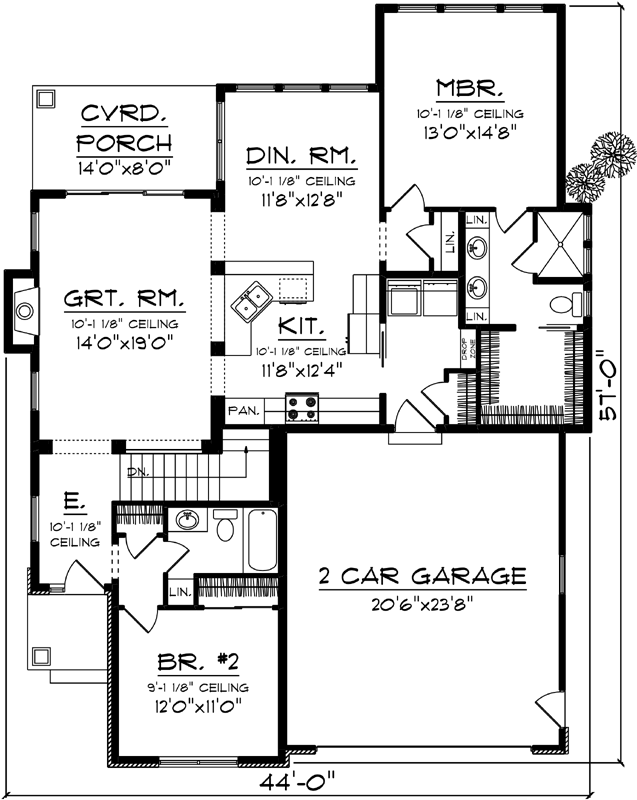 Main Floor Plan: 7-1235