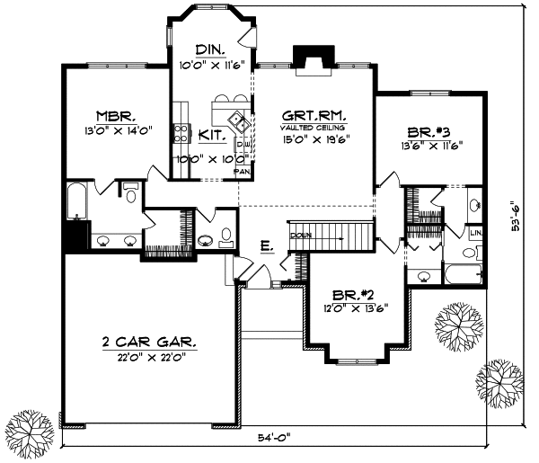 Main Floor Plan: 7-124