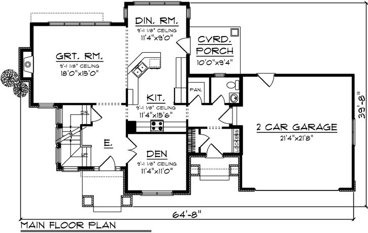 Main Floor Plan: 7-1245