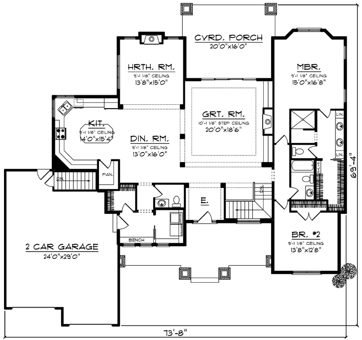 Main Floor Plan: 7-1246