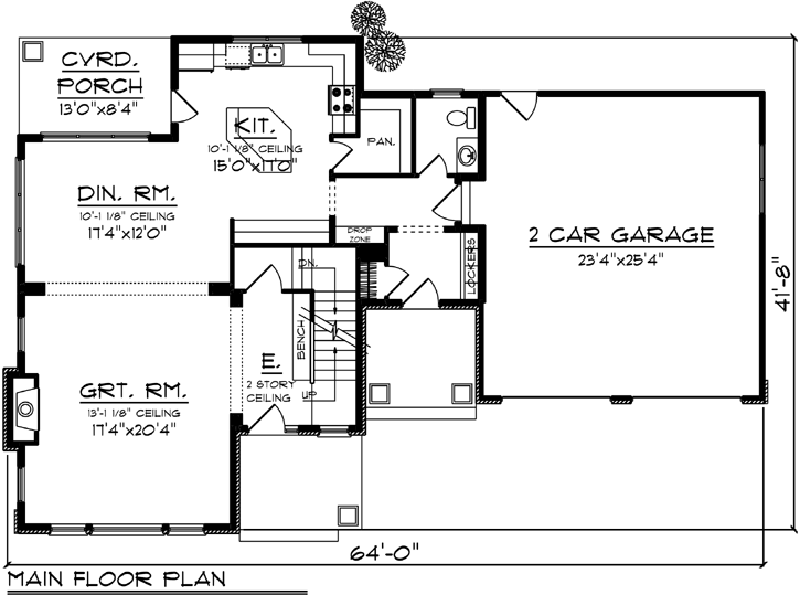 Main Floor Plan: 7-1249