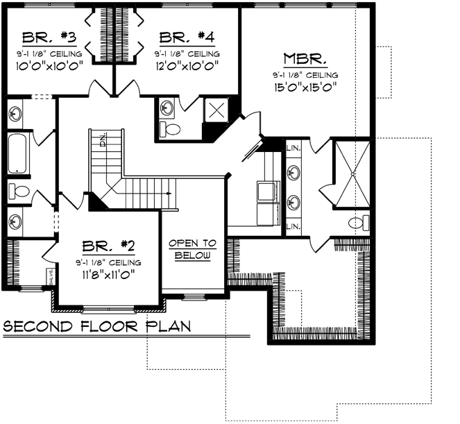 Upper/Second Floor Plan: 7-1251