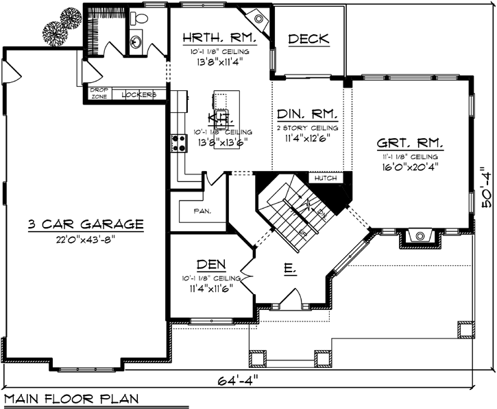 Main Floor Plan: 7-1252
