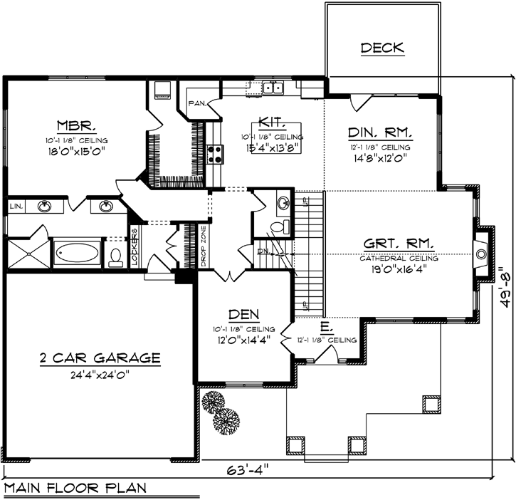 Main Floor Plan: 7-1253