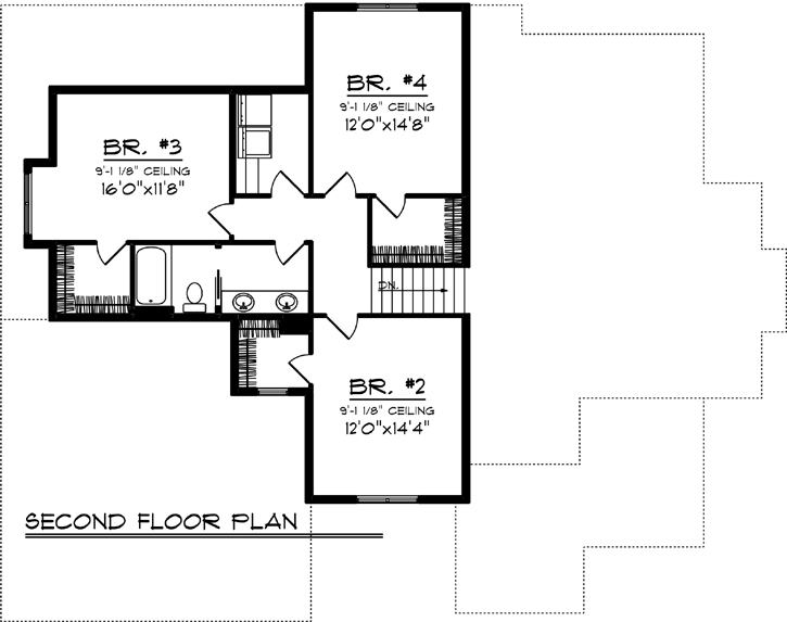 Upper/Second Floor Plan: 7-1253