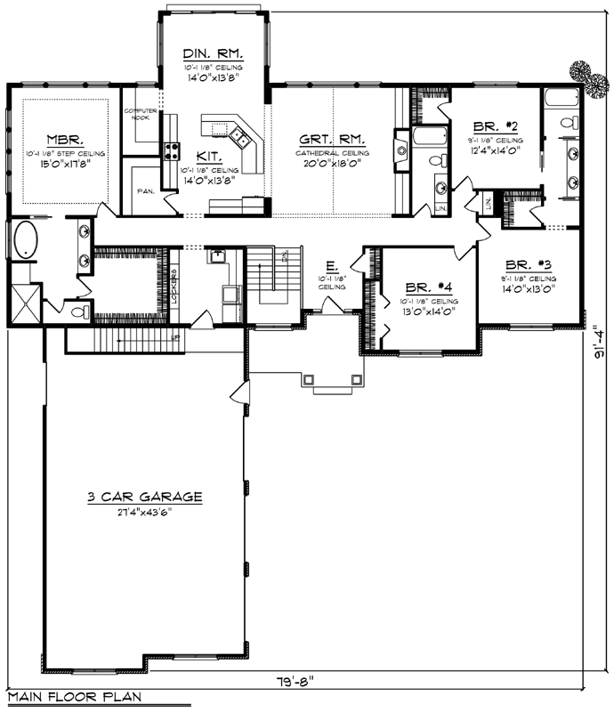 Main Floor Plan: 7-1255