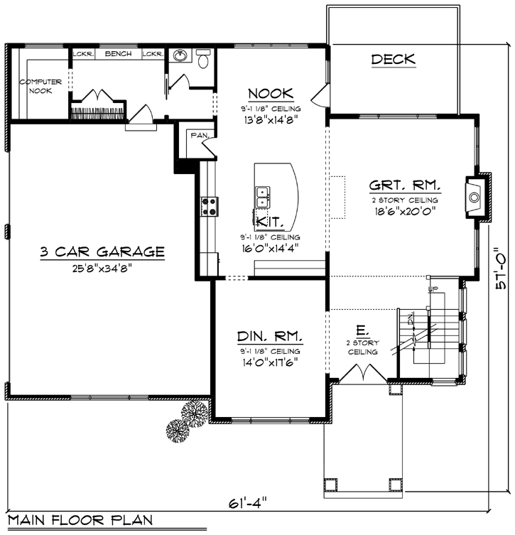 Main Floor Plan: 7-1256