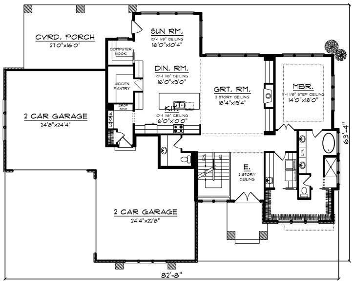 Main Floor Plan: 7-1257