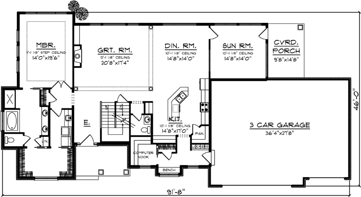 Main Floor Plan: 7-1258