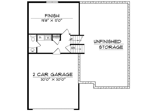Lower Floor Plan: 7-126