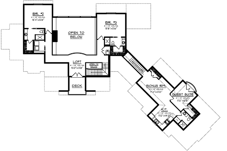 Upper/Second Floor Plan: 7-1260