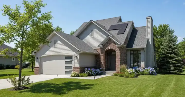 Traditional house plans 7-127 - front exterior, 1,342 sq ft, 3 bed, 2 bath house plans | Monster House Plans