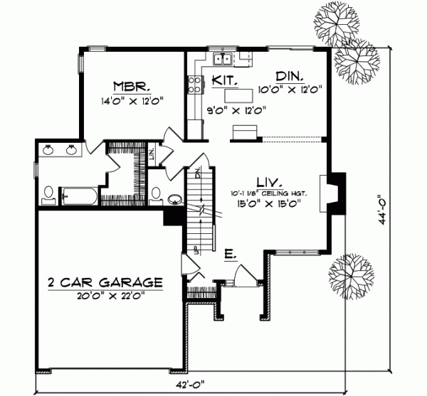 Main Floor Plan: 7-127