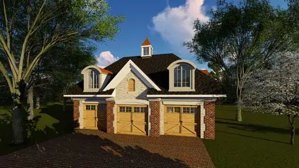 European house plans 7-1272 - front exterior, 1,745 sq ft, 0 bed, 0 bath house plans | Monster House Plans