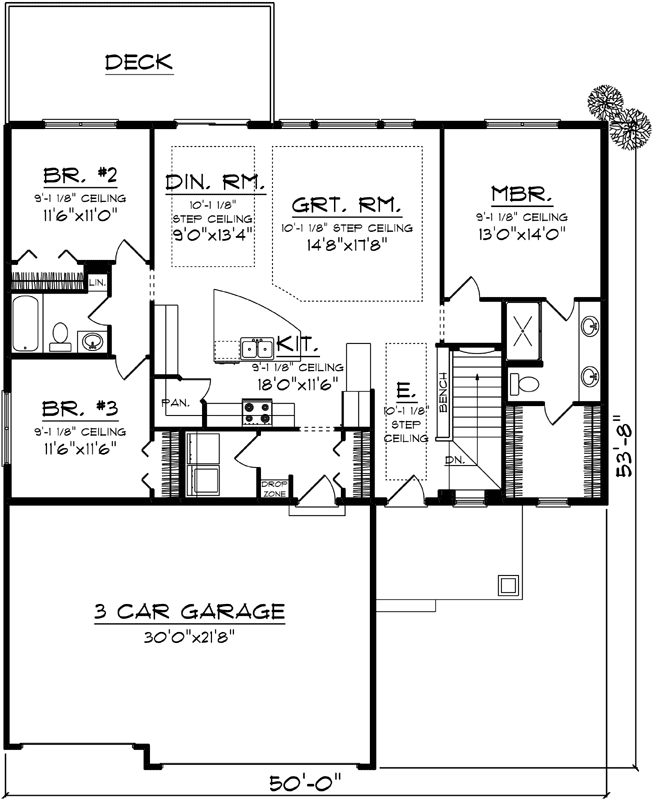Main Floor Plan: 7-1275