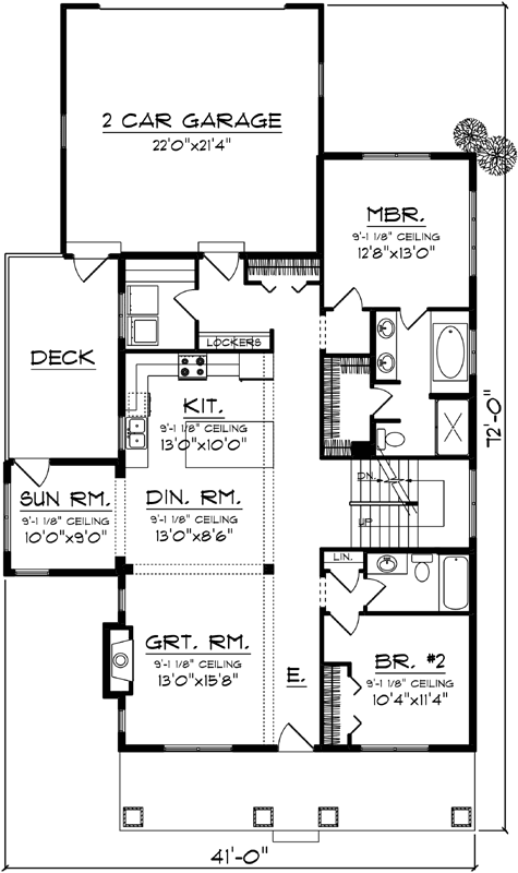 Main Floor Plan: 7-1280