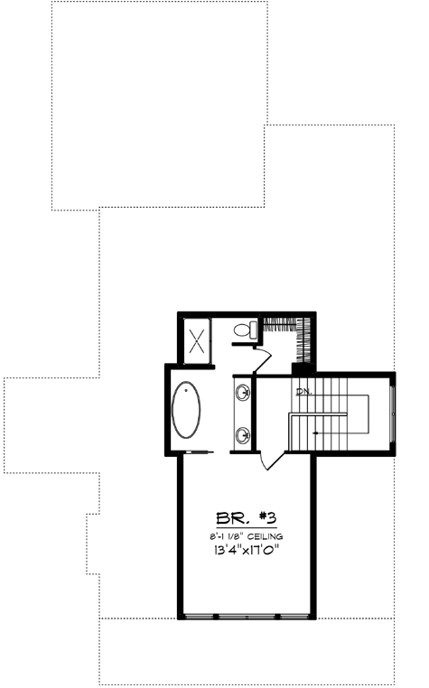 Upper/Second Floor Plan: 7-1280