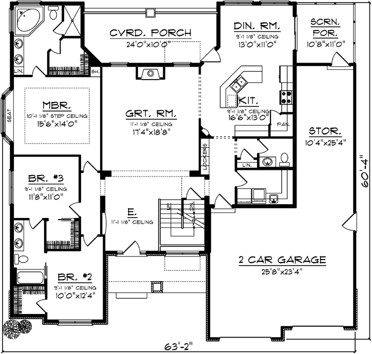 Main Floor Plan: 7-1282