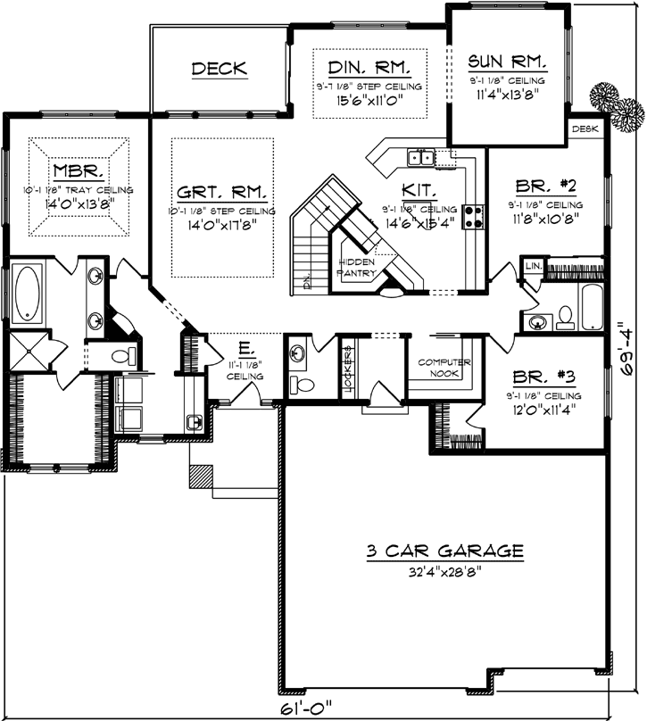 Main Floor Plan: 7-1284