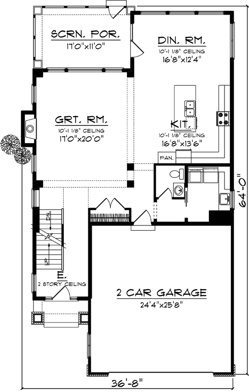 Main Floor Plan: 7-1287