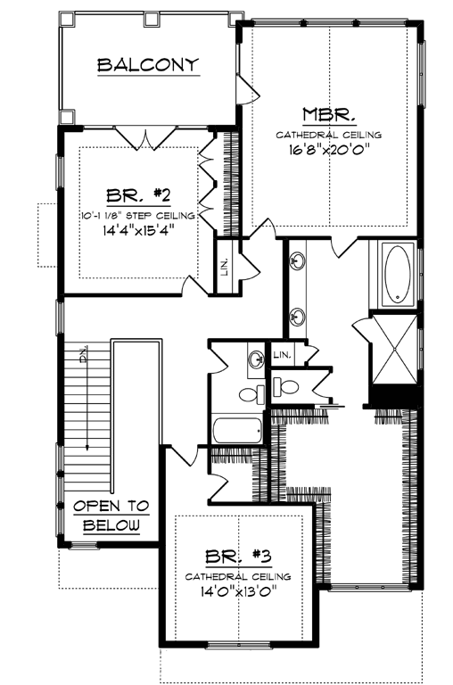 Upper/Second Floor Plan: 7-1287