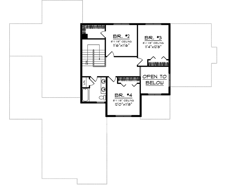 Upper/Second Floor Plan: 7-1289
