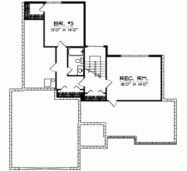 Lower Floor Plan: 7-129