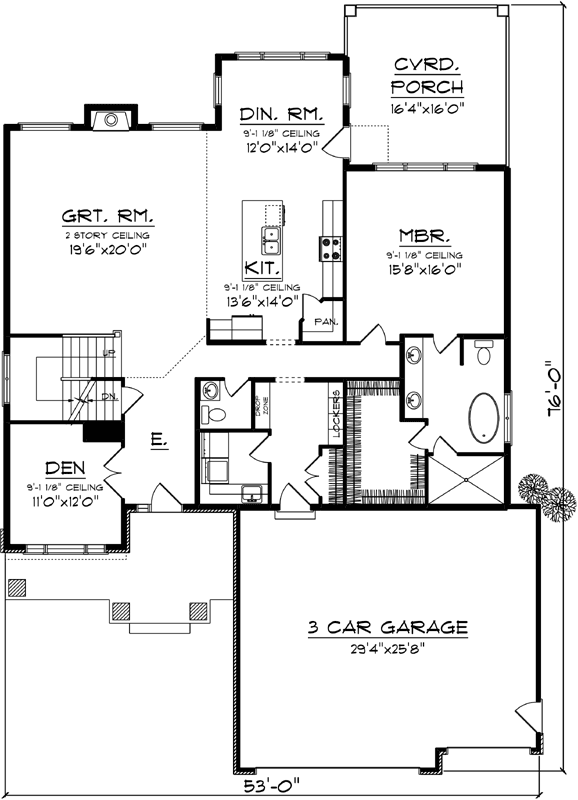 Main Floor Plan: 7-1290