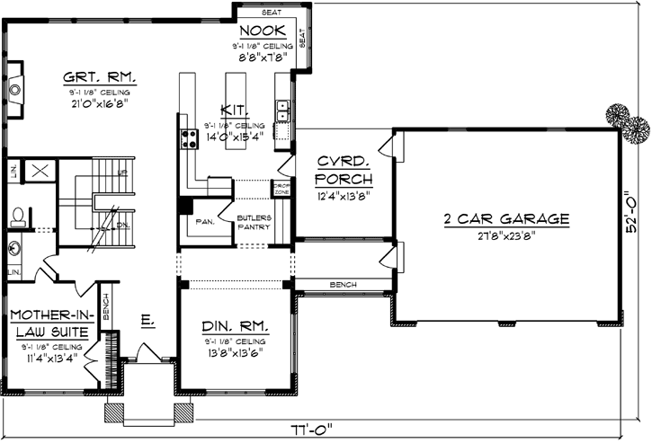 Main Floor Plan: 7-1292