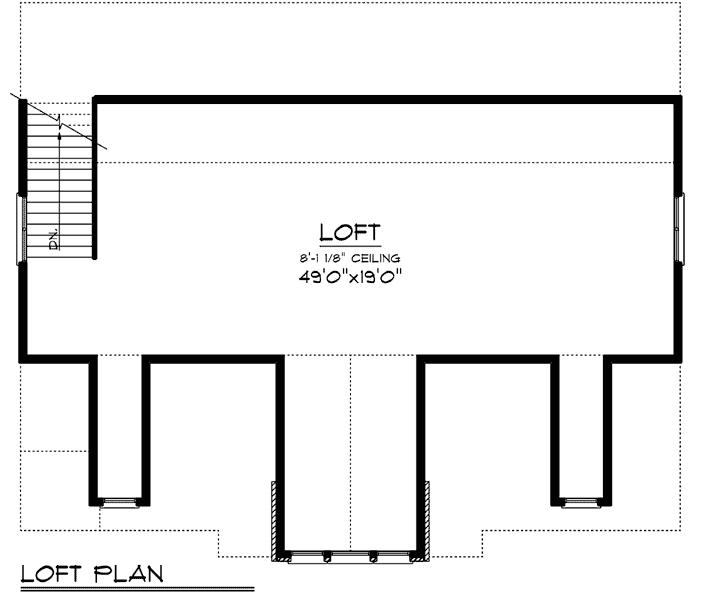 Upper/Second Floor Plan: 7-1299