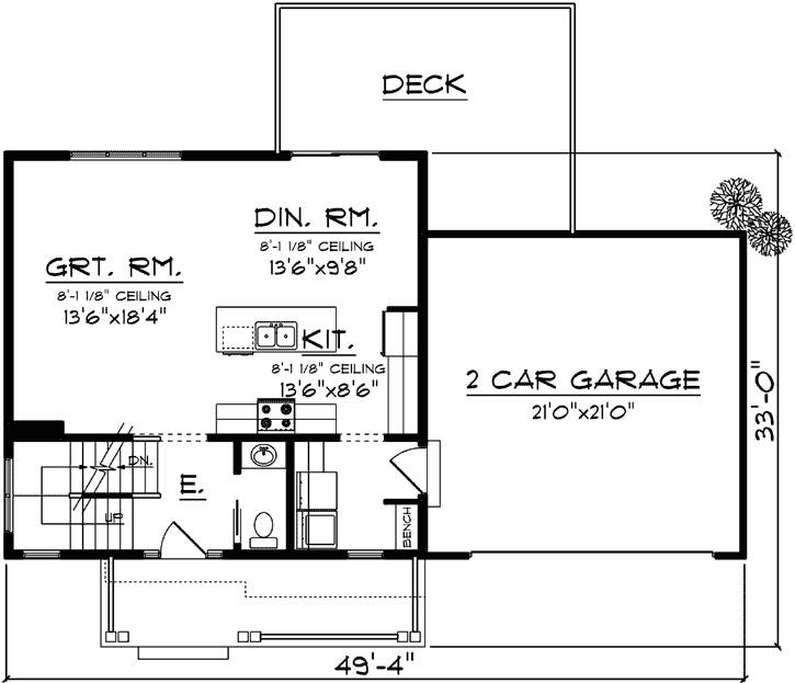 Main Floor Plan: 7-1302