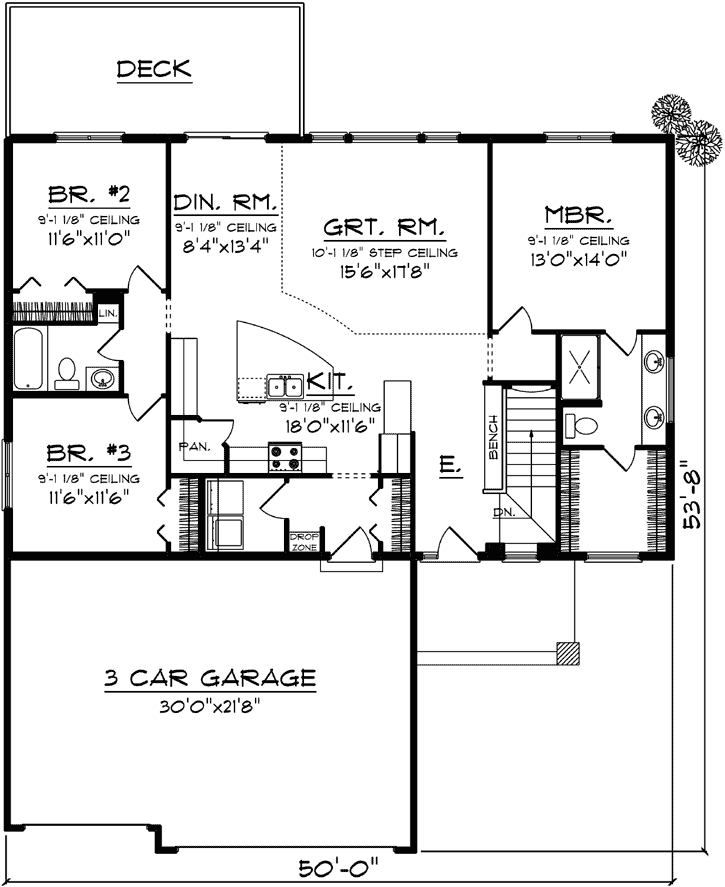 Main Floor Plan: 7-1303