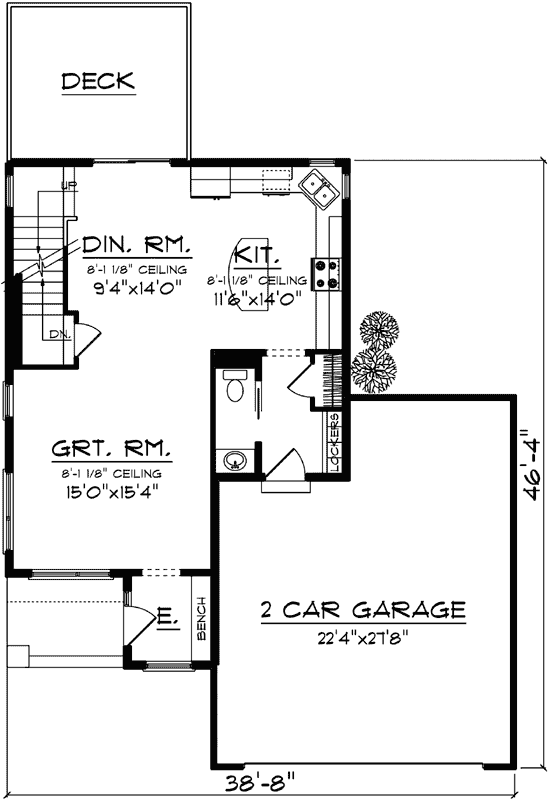 Main Floor Plan: 7-1304
