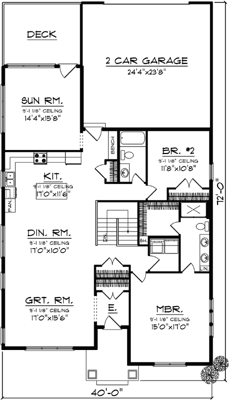 Main Floor Plan: 7-1308