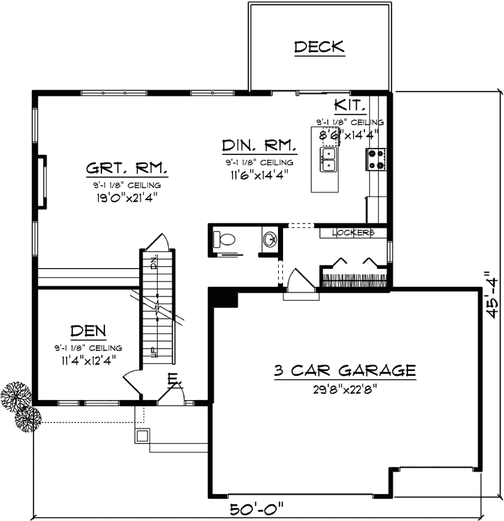 Main Floor Plan: 7-1314