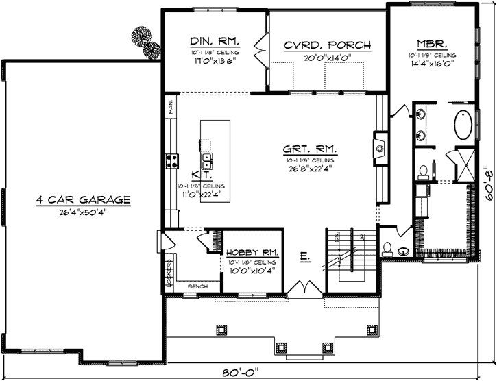Main Floor Plan: 7-1318