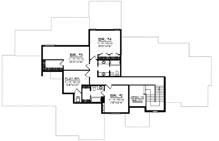 Upper/Second Floor Plan: 7-1319