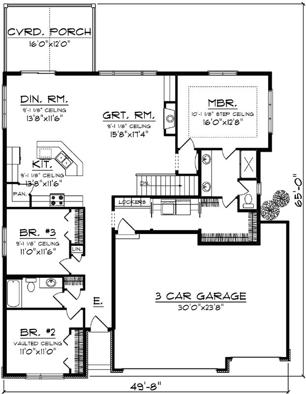 Main Floor Plan: 7-1330