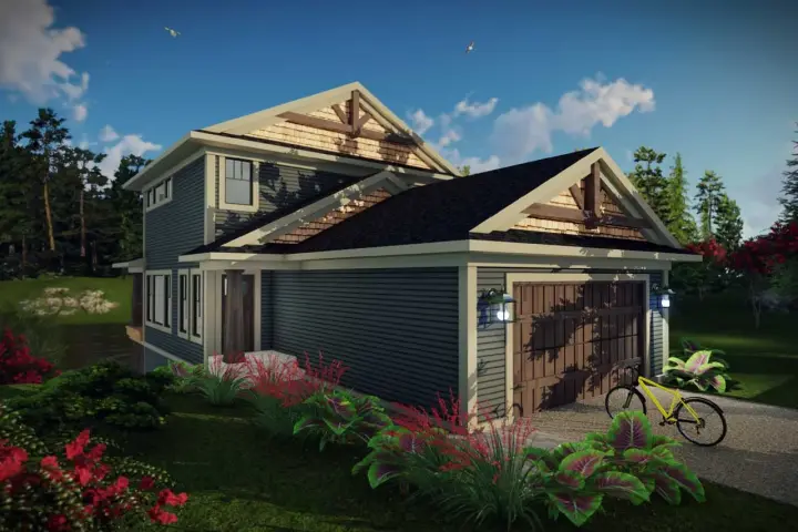 Traditional house plans 7-1331 - front exterior, 1,836 sq ft, 3 bed, 3 bath house plans | Monster House Plans