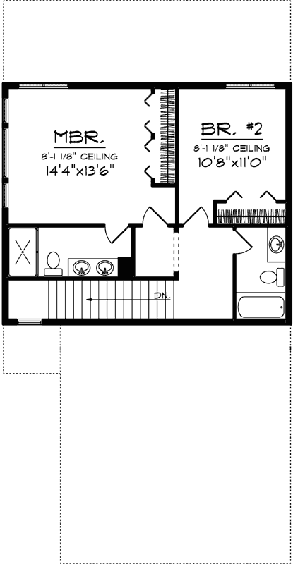 Upper/Second Floor Plan: 7-1331