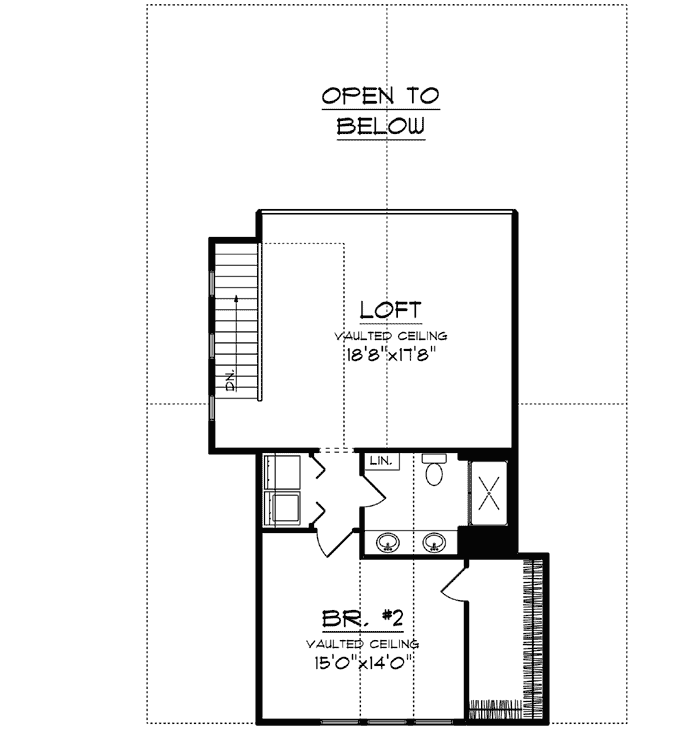 Upper/Second Floor Plan: 7-1333