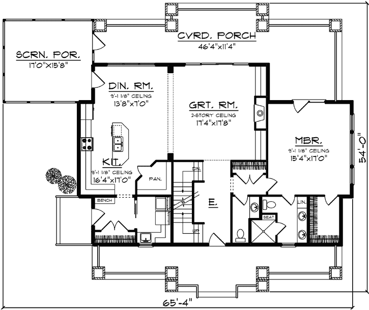 Main Floor Plan: 7-1338