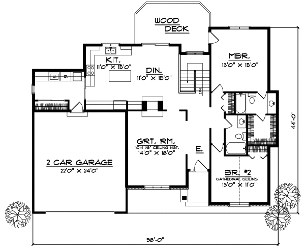Main Floor Plan: 7-134