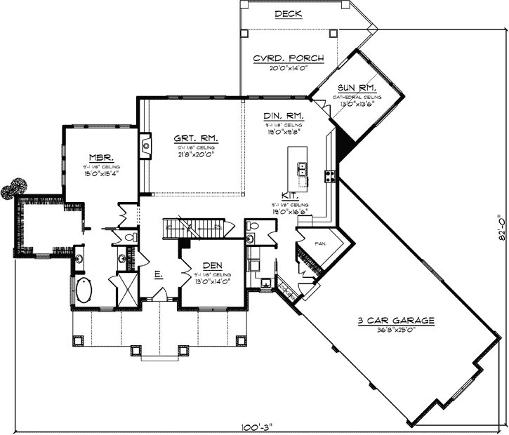 Main Floor Plan: 7-1343