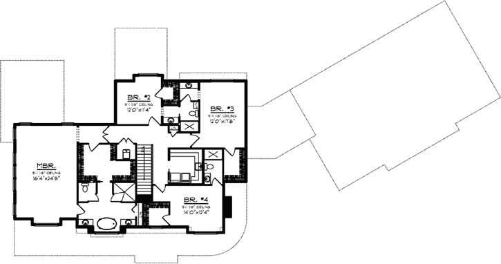 Upper/Second Floor Plan:7-1344