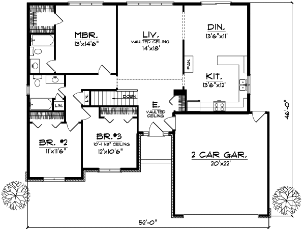 Main Floor Plan: 7-136