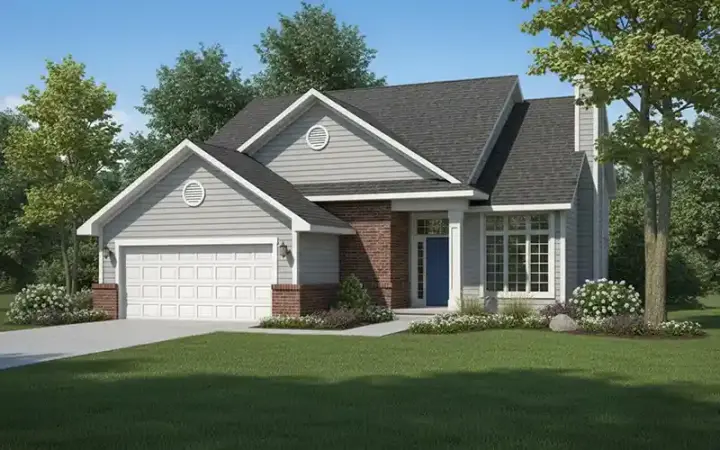 Traditional house plans 7-138 - front exterior, 1,690 sq ft, 4 bed, 2 bath house plans | Monster House Plans