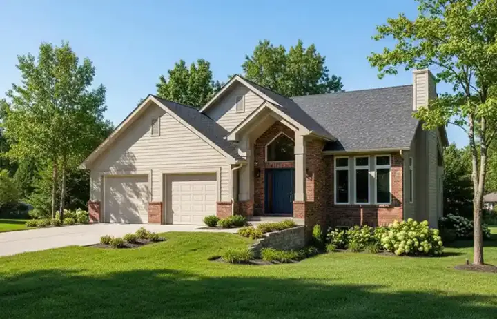 Traditional house plans 7-140 - front exterior, 1,929 sq ft, 3 bed, 2 bath house plans | Monster House Plans